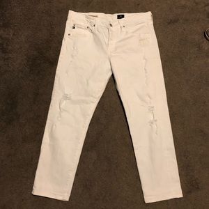 AG Jeans White the ex-boyfriend slim (slouchy)